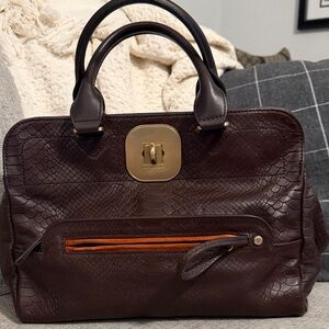 Longchamp Brown Leather Bag